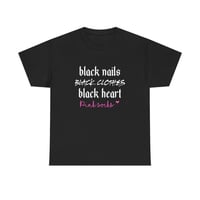 Image 1 of YB Reference Unisex Tee - Black/Pink Design-b3a775d7
