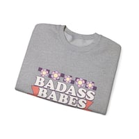 Image 4 of Bada$$ Babes Club Unisex Heavy Blend™ Crewneck Sweatshirt-c1eb7cd9
