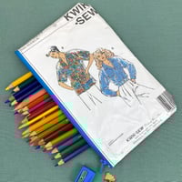 Image 1 of Sewing Pattern Pencil Case, 90’s Women’s Blouses
