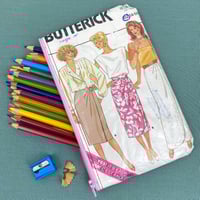 Image 1 of Sewing Pattern Pencil Case, Women’s Wrap Skirt