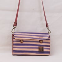 Image 1 of Two-way Sling purple stripes