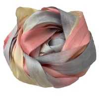 Image 1 of Ready To Ship! 10YD SUPER NOVA HAND DYED SARI SILK RIBBON BY COLOR BURST SILK