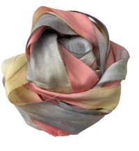 Image 3 of Ready To Ship! 10YD SUPER NOVA HAND DYED SARI SILK RIBBON BY COLOR BURST SILK