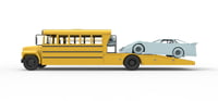Image 2 of School Bus Race Hauler V1