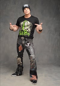 Image 2 of Stevie Rachelle "Stage Worn / Blue Ruin" Tour T-shirt + FREE CD of your choice 