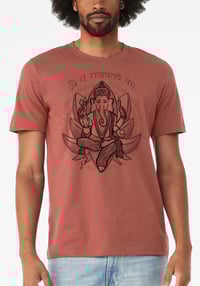 Image 1 of Ganesha Shirt (om gam ganapataye namaha)