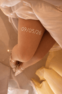 Image 1 of Wedding Date Crystal Bridal Tights