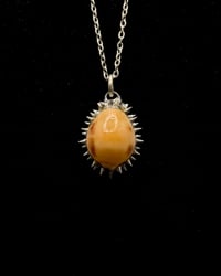 Image 1 of Spiked Checkered Cowrie Pendant no. 002