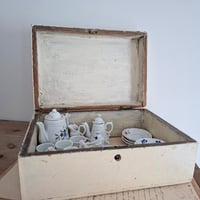 Image 2 of White Chippy Wooden Box Full of Little Treasures