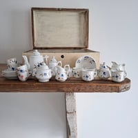 Image 1 of White Chippy Wooden Box Full of Little Treasures