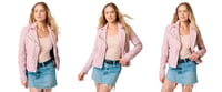 Image 2 of CHAQUETA PIEL ROSA MAURITIUS