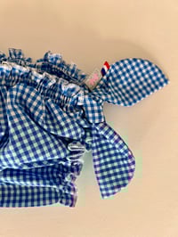 Image 1 of Bikini vichy bleu océan