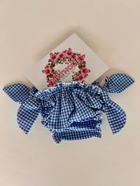 Image 2 of Bikini vichy bleu océan