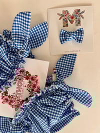 Image 4 of Bikini vichy bleu océan