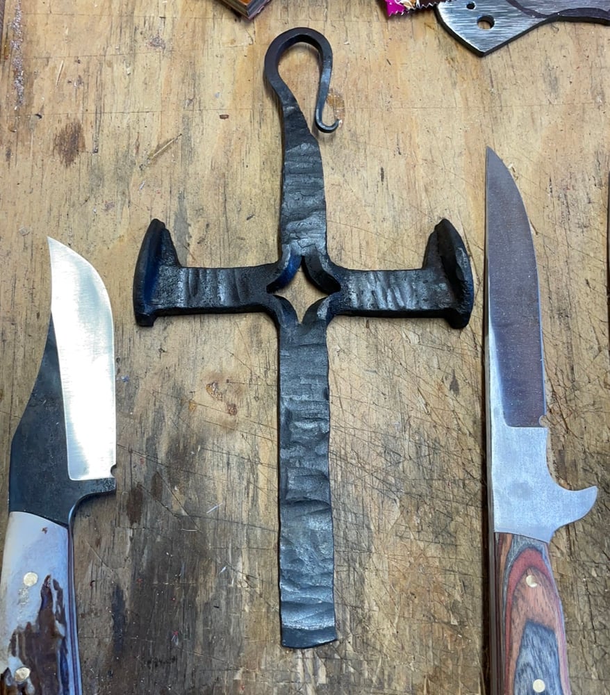 Image of Railroad Spike Cross