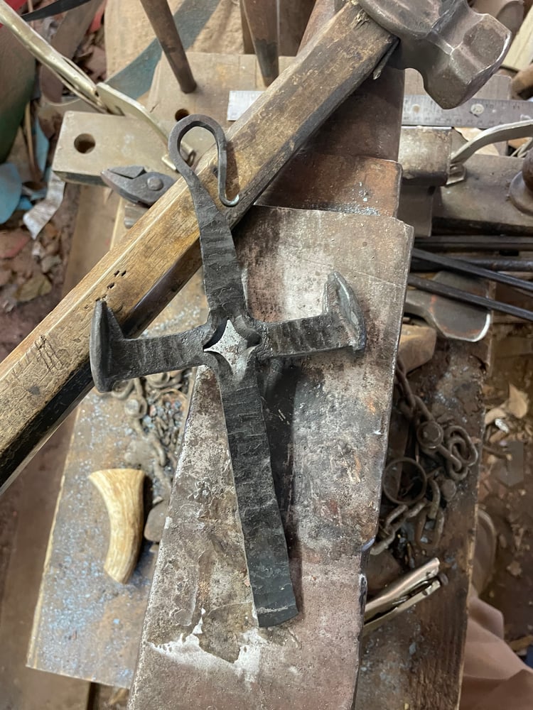 Image of Railroad Spike Cross