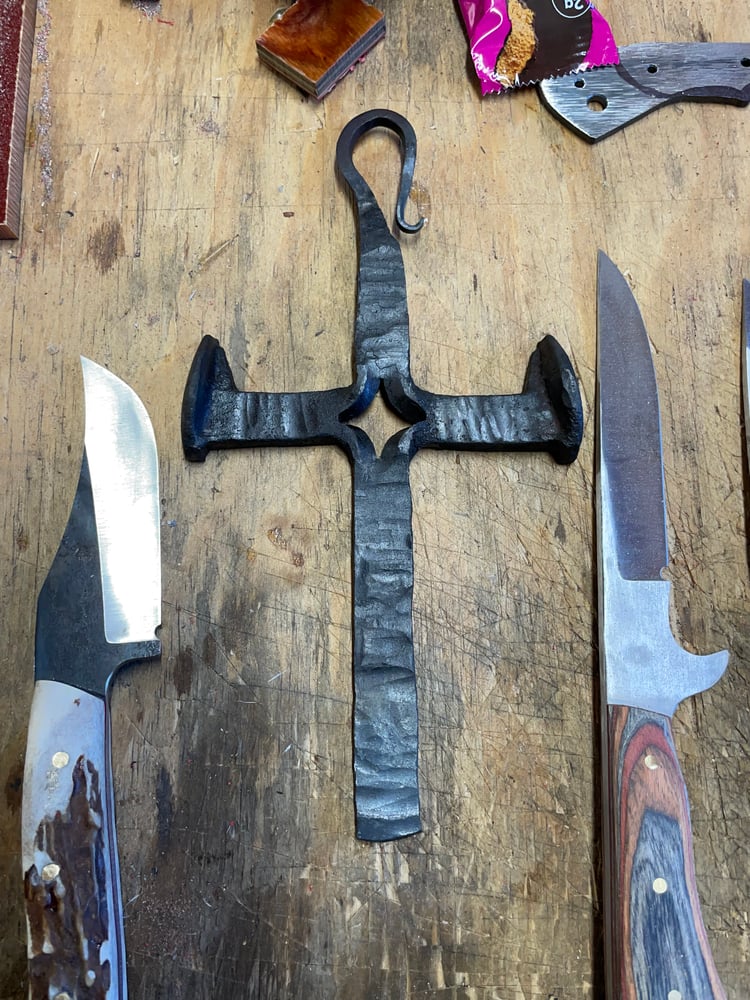 Image of Railroad Spike Cross