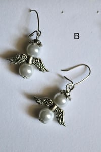 Image 3 of (recycelte) perlen/motiv ohrringe