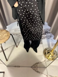 Image 3 of   Dots Apron Skirt – Satin