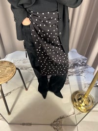 Image 5 of   Dots Apron Skirt – Satin