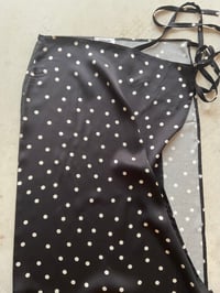 Image 10 of   Dots Apron Skirt – Satin
