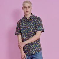 Image 1 of Camisa manga corta amapola verde