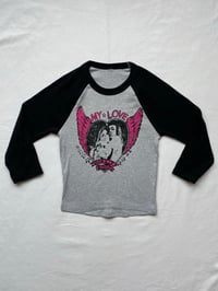 Image 1 of MY LOVE LINDA + PAUL RAGLAN 3/4 TEE