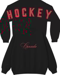 Image 3 of Northern Atelier True Red Black & White Canada Crewneck