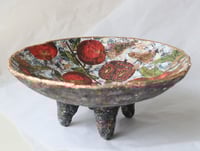 Image 15 of Handmade Paper Mache Bowl with Pomegranates | Eco Art Decor | ArtMood