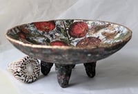 Image 7 of Handmade Paper Mache Bowl with Pomegranates | Eco Art Decor | ArtMood