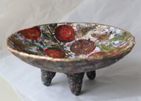 Image 12 of Handmade Paper Mache Bowl with Pomegranates | Eco Art Decor | ArtMood