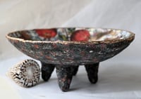 Image 14 of Handmade Paper Mache Bowl with Pomegranates | Eco Art Decor | ArtMood