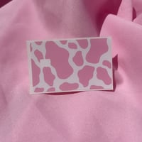 Image 2 of Pink Cow Print Card Cover