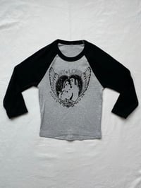 Image 2 of MY LOVE LINDA + PAUL RAGLAN 3/4 TEE
