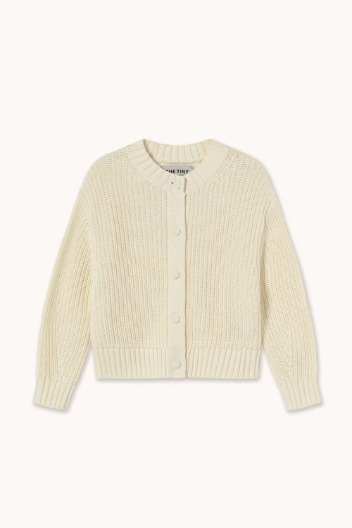 Image of 1-Chaqueta Round Neck Off White