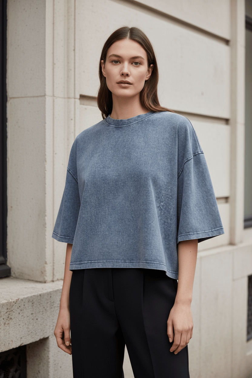 Image of 1-Camiseta Nunella Tee Gris claro