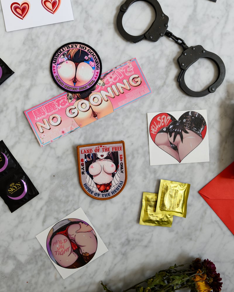 Image of No Gooning Box Sticker