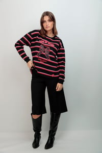 Image 2 of SUDADERA RAYAS LAZO FEEL