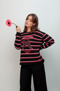 Image 3 of SUDADERA RAYAS LAZO FEEL