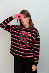 Image 1 of SUDADERA RAYAS LAZO FEEL