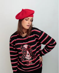 Image 3 of SUDADERA RAYAS TACHAS SKULL COLLARES 