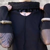 Image 3 of TOHOKU SHIRT | FULL BLACK ZEBRA PRINT VERSION