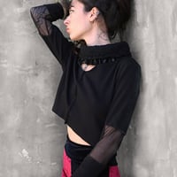 Image 6 of TOHOKU SHIRT | FULL BLACK ZEBRA PRINT VERSION