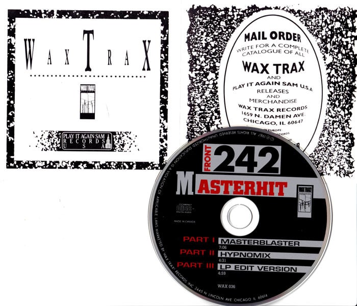 FRONT 242- Masterhit CD/ Rare STILL SEALED!