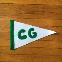 (1/1) Hand-Sewn "CG" Mini Pennant