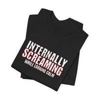 Image 2 of Internally Screaming While Looking Calm Tee