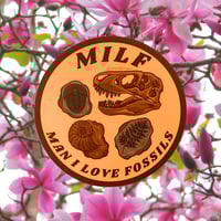 Image 2 of Man I Love Fossils Sticker