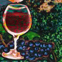 Image 3 of 'Hopeless Romantic' - Acrylic on Canvas Panel, 8x10 Framed