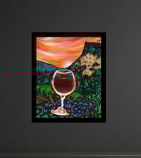 Image 2 of 'Hopeless Romantic' - Acrylic on Canvas Panel, 8x10 Framed