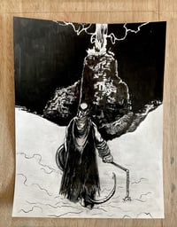 Hellboy at Energy tower fan art